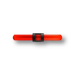 guidon fluo rouge ajoure m2.6 d2 l17.5